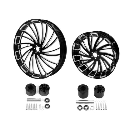 Set of 2 Wheels Rims for Harley Touring (2009–2023) 26" Front 18" Rear