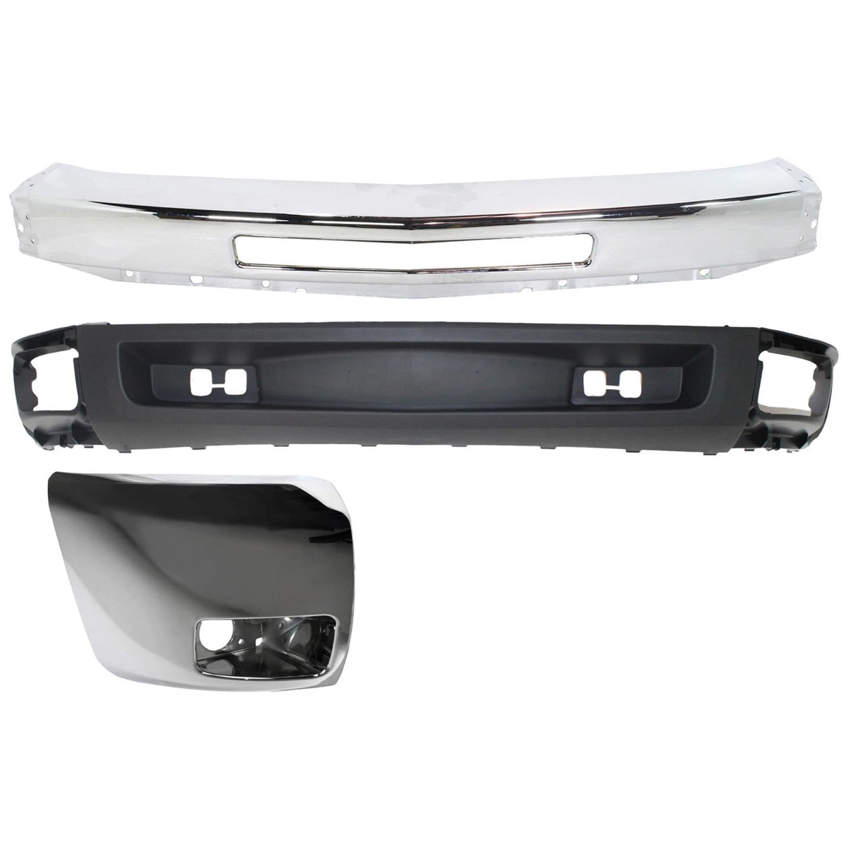 Front Bumper Face Bar for Chevy Silverado 1500 (2009–2013)