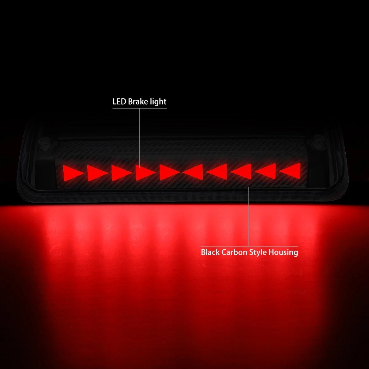 LED Carbon Third Brake Light for Ford F150 Explorer (2004–2010)