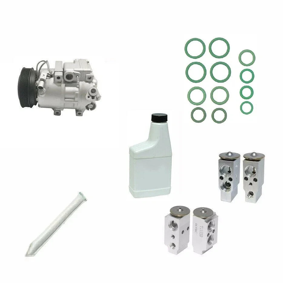 A/C Compressor Kit Replacement for Kia Sorento (2011–2012) with Rear AC