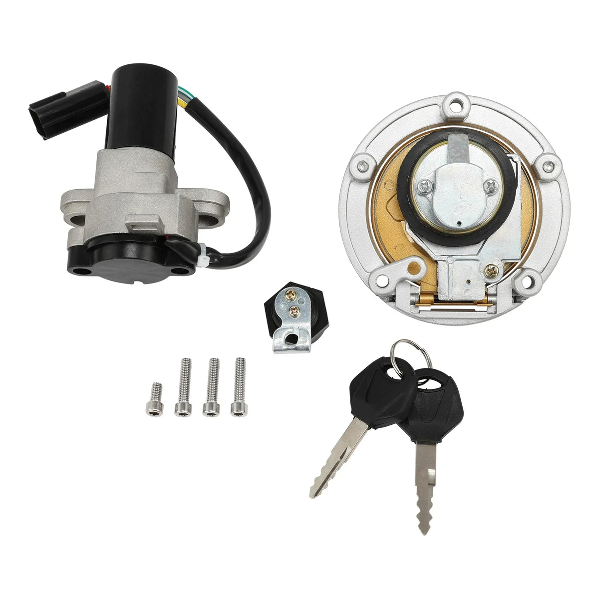 Ignition Switch with Fuel Gas Cap Lock Key for Ducati 1198S 848 2007-2013