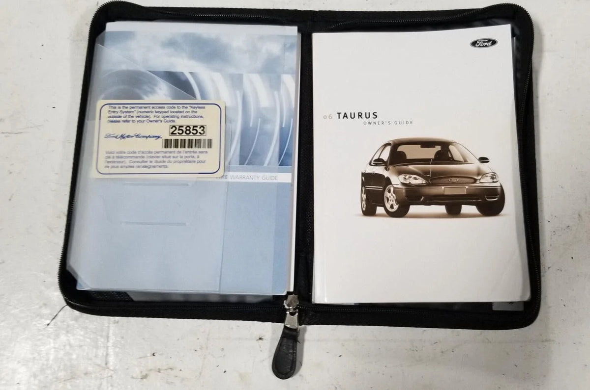 Owners Manual for Ford Taurus (2006) - OEM Guide