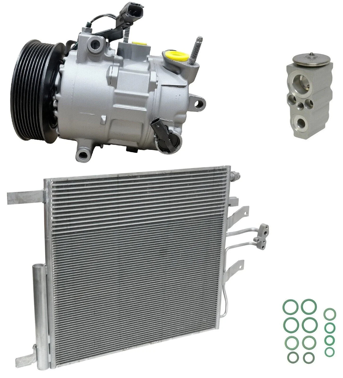 A/C Compressor Kit with Condenser for Ram 1500 5.7L Hybrid (2023–2023)