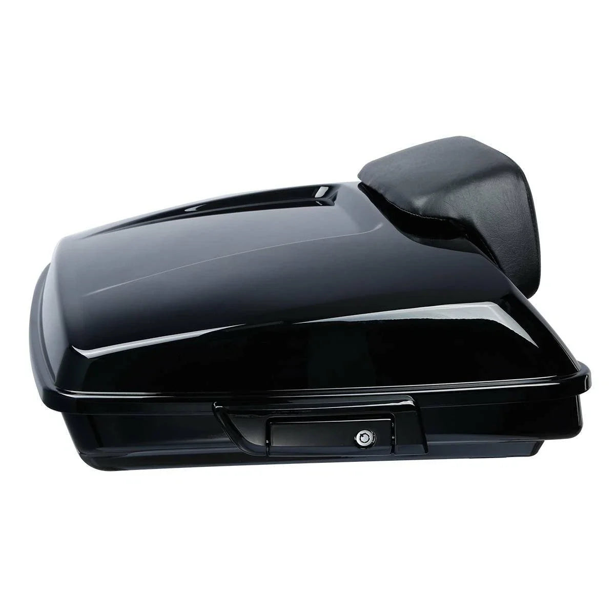 Black Razor Trunk Backrest Base Plate for Harley Touring Glide (2014–2026)