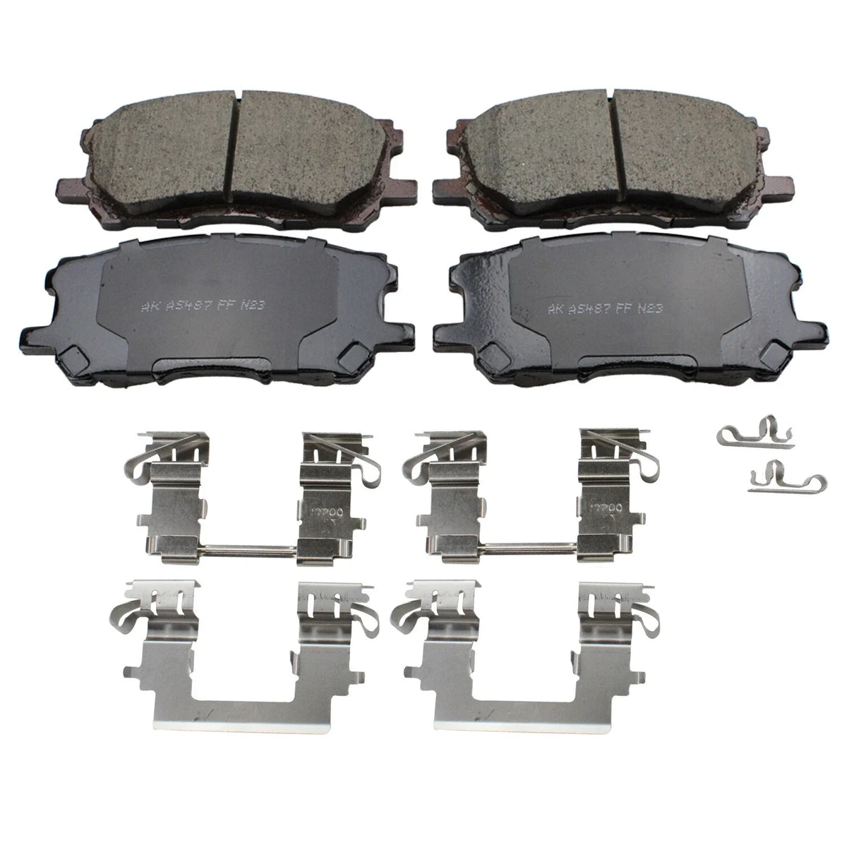 Set of 4 Akebono ProACT Front Disc Brake Pads for Lexus RX330 (2004–2006)