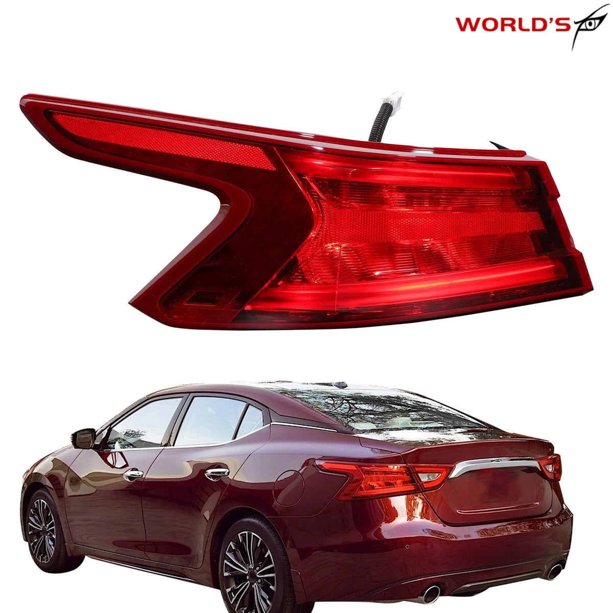 Driver Left Outer Tail Light Assembly for Nissan Maxima (2016–2018)