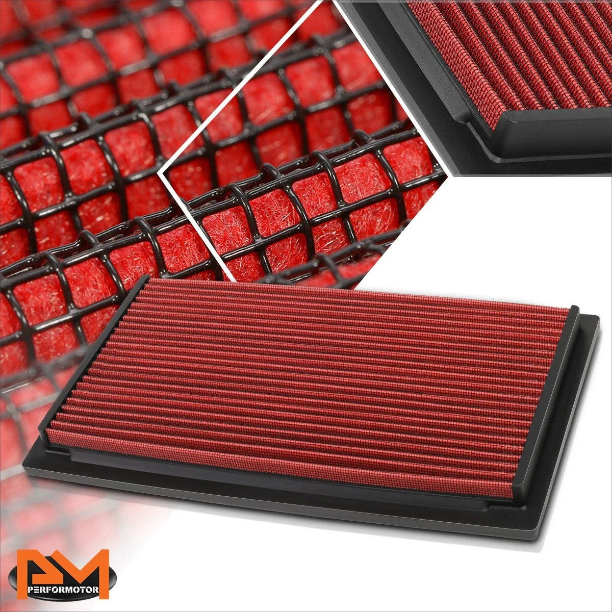 Hi-Flow Reusable Air Filter Panel for 1988-1992 VW Golf/Jetta