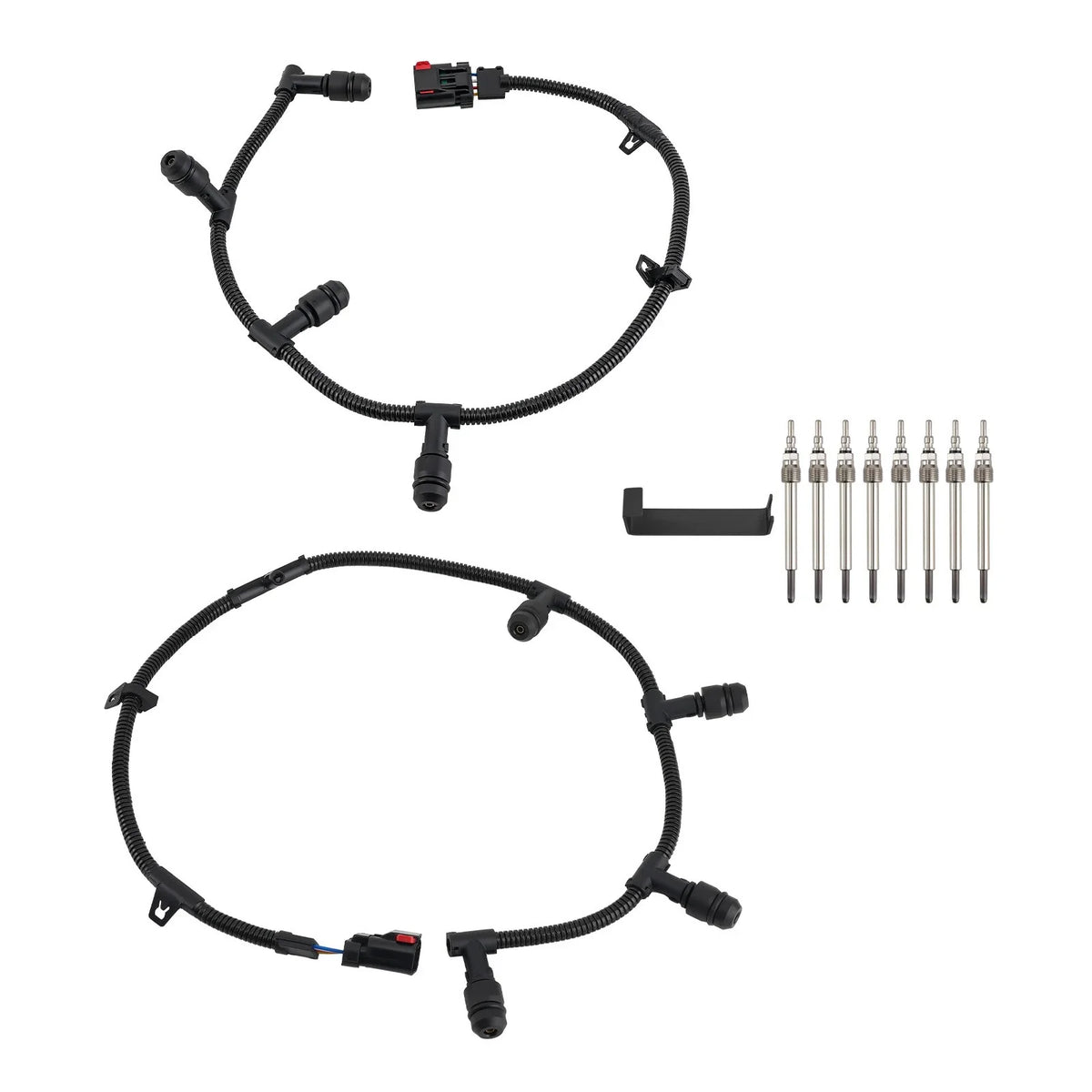 Set of 2 Glow Plug Harnesses for Ford 6.0L Powerstroke (2004–2010)