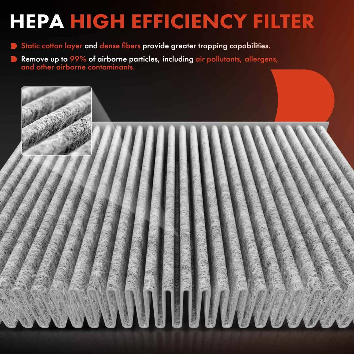 Activated Carbon Cabin Air Filters (2-Pack) for Juke Cube 2009-2019