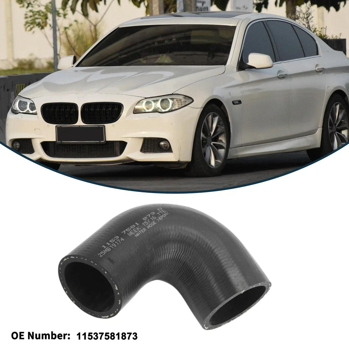 2011 BMW 528i Radiator Hose Cooling Pipe