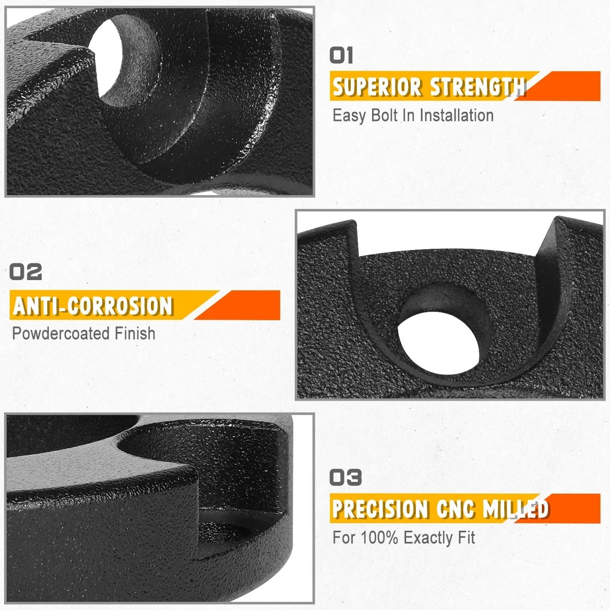 Front Strut Top Mount Spacer 2" for Sequoia/Tundra 2007-2022