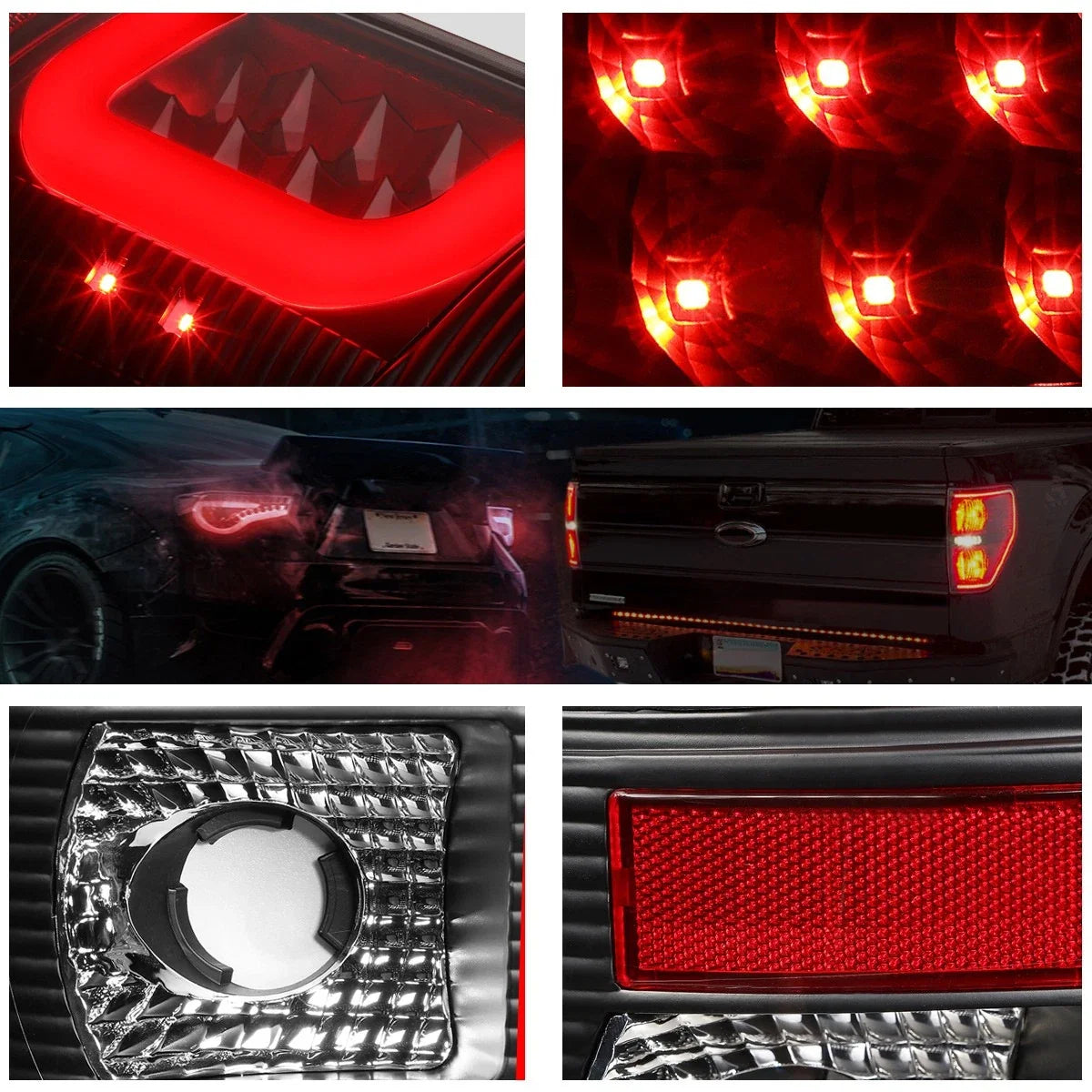 C-Bar 3D LED Tail Light for Ford Super Duty (1997-2007)