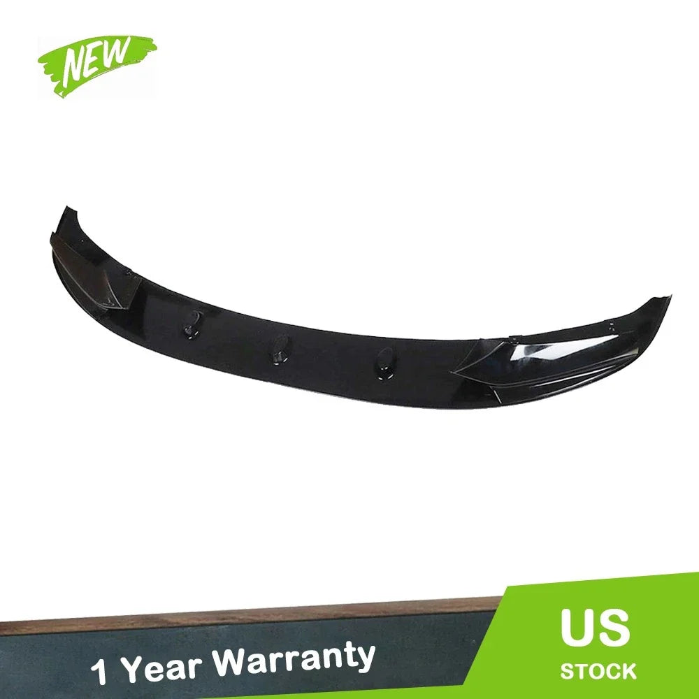 Glossy Black Front Bumper Lip Splitter for BMW F10 5 Series (2011–2016)