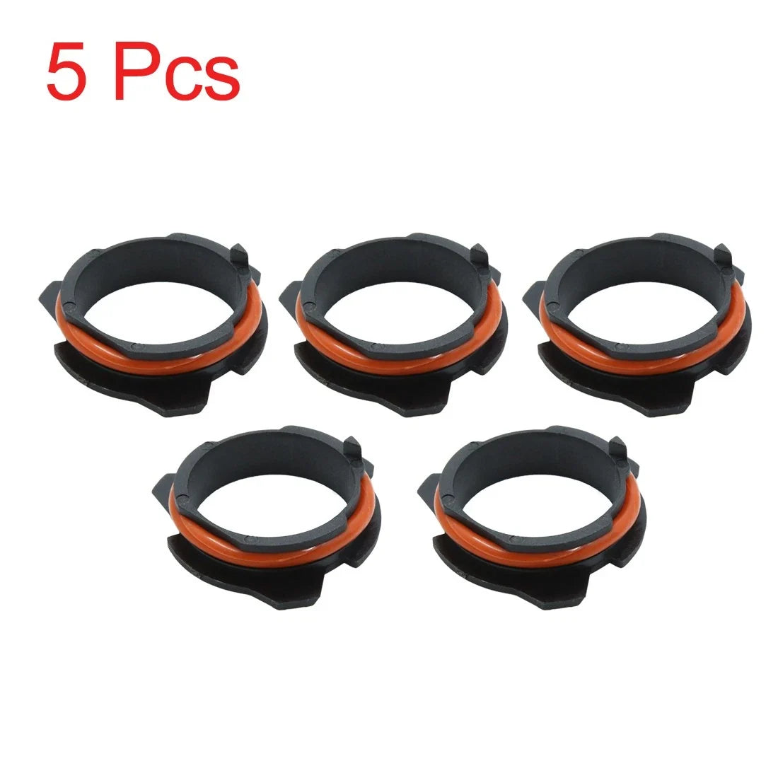 5X H7 Headlight Holder Bulb Retainer Adapter for BMW E39 5 Series (1996–2003)