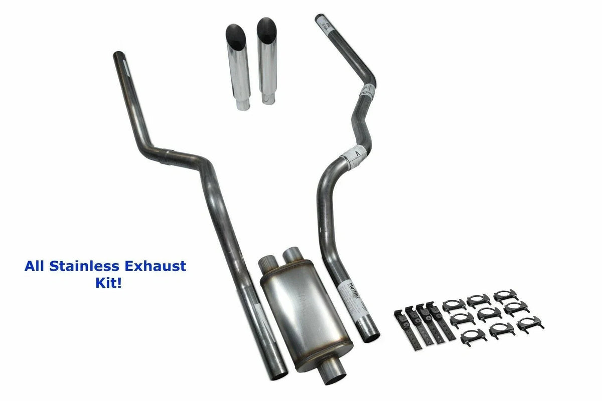 Dual Exhaust Kit for Ford F150 (2015–2020) Slash Tip