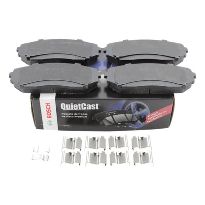 Bosch QuietCast Front Brake Pads - Set of 4 for Ford Lincoln Mazda