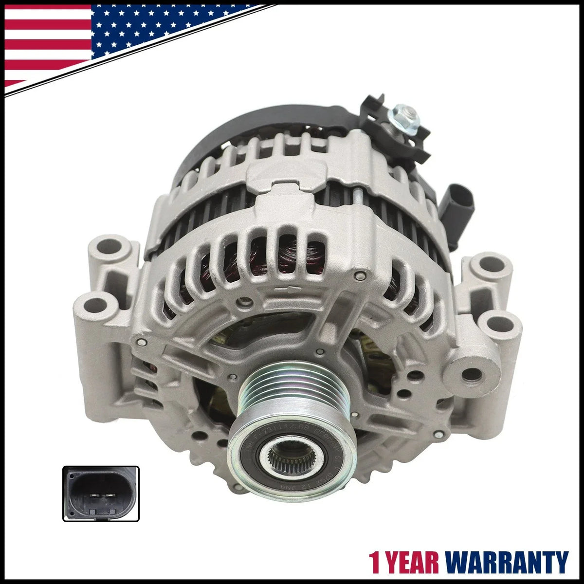 180 Amp Alternator for BMW X3 3.0L (2007–2010) 0-121-715-112