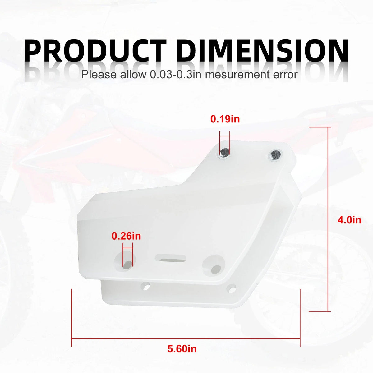 Rear Chain Guide for Honda CRF150F (2003–2017) / CRF230F (2003–2019) / CRF250F (2019–2023)