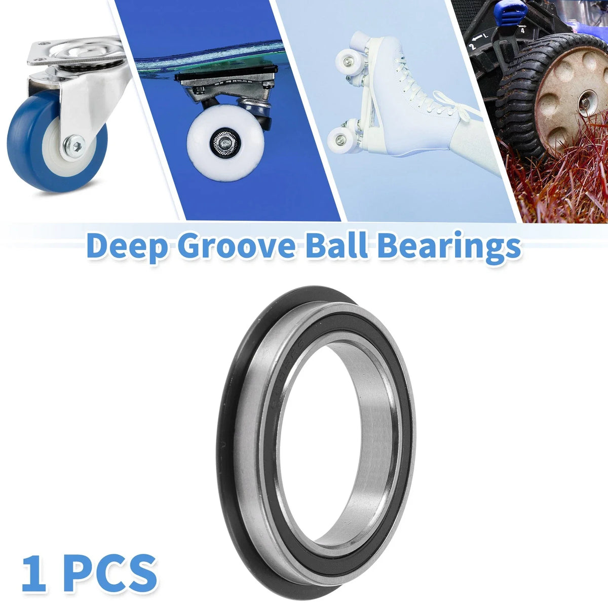 Deep Groove Ball Bearings 30x42x7mm for Various Models (6806NR2RS)