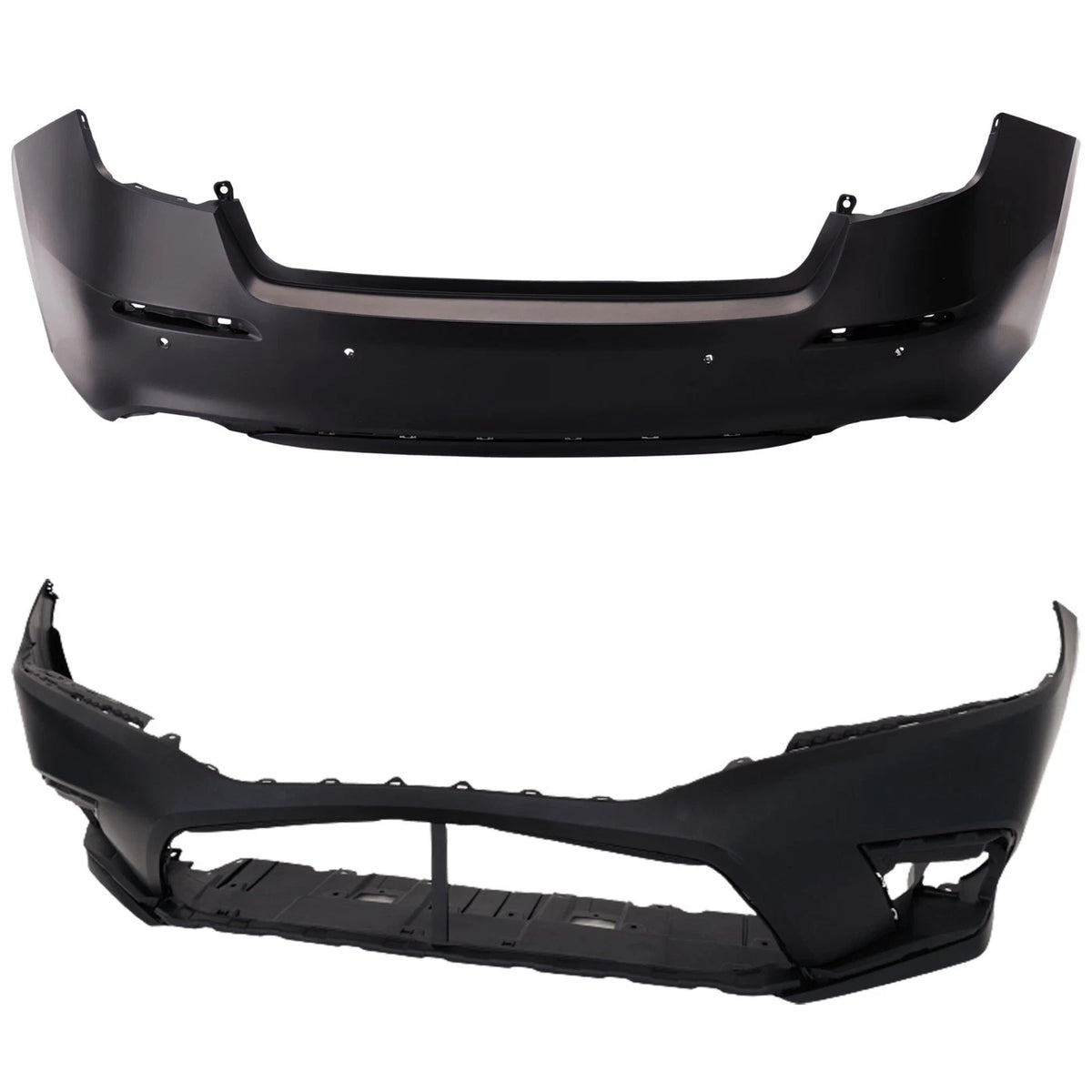 Set of 2 Bumper Covers for Honda Civic (2022–2024)