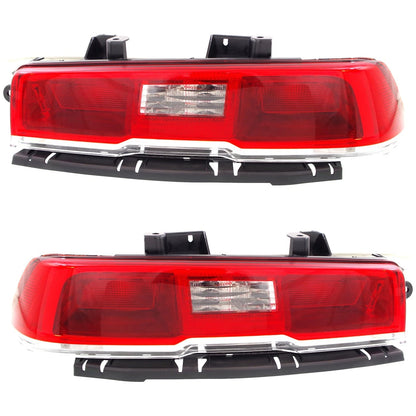 Tail Light Set for Chevrolet Camaro (2014–2015) Halogen with Bulbs