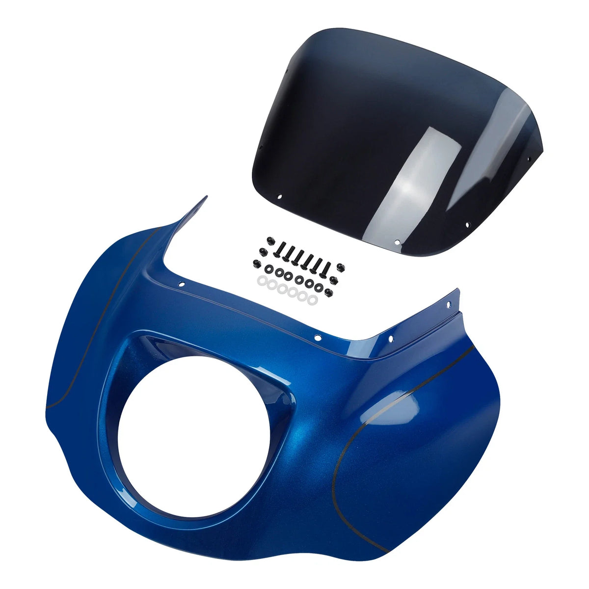 Fairing w/ Windshield for Harley Softail FXBB FXLR (2018–2025) Electric Blue