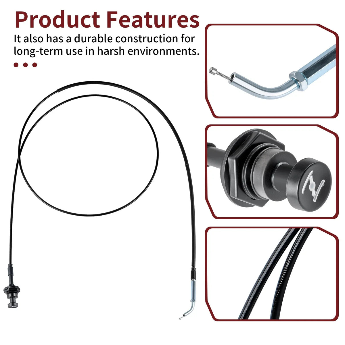 Starter Cable Choke for Yamaha Rhino 660 YXR660F 2004-2007 5UG-26331-00-00