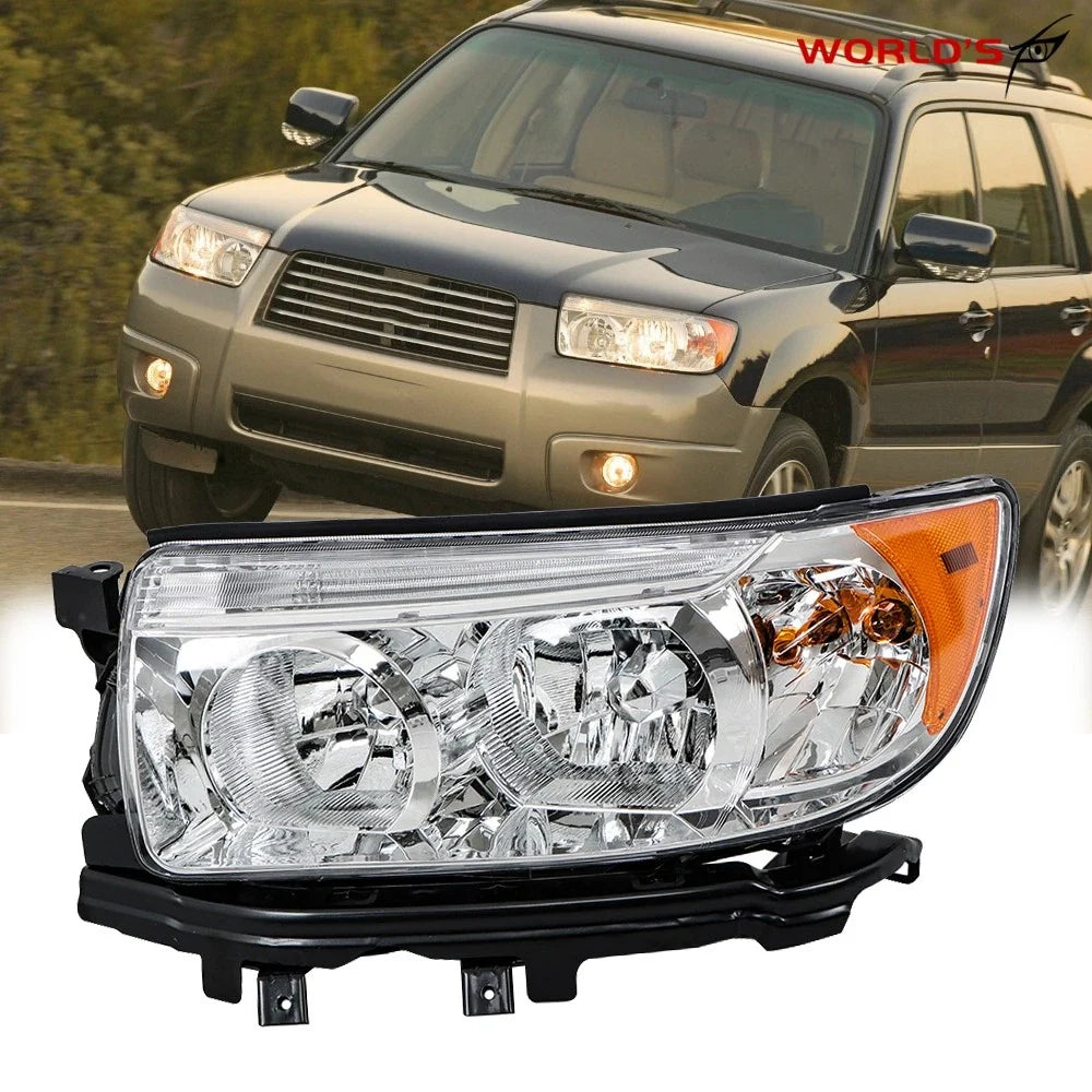 Left Headlight Assembly Halogen for Subaru Forester (2006–2008)