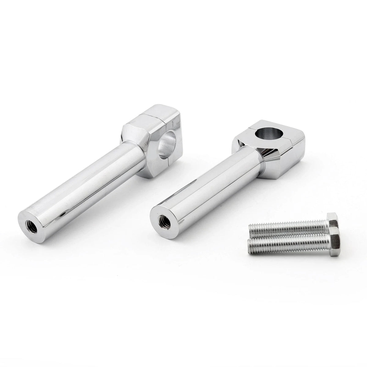 Set of 2 Chrome 6" Motorcycle Handlebar Risers for 1" Bar