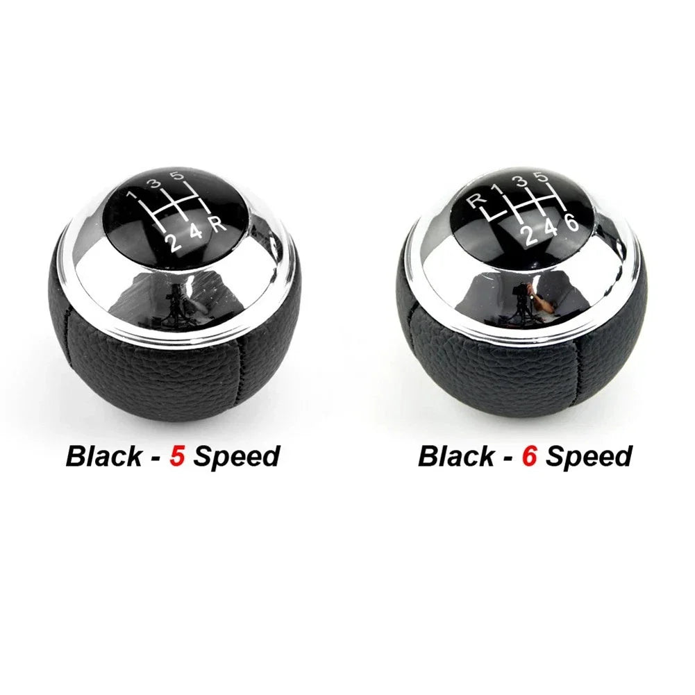 Shift Knob for MINI Cooper (Leather, Chrome Finish)