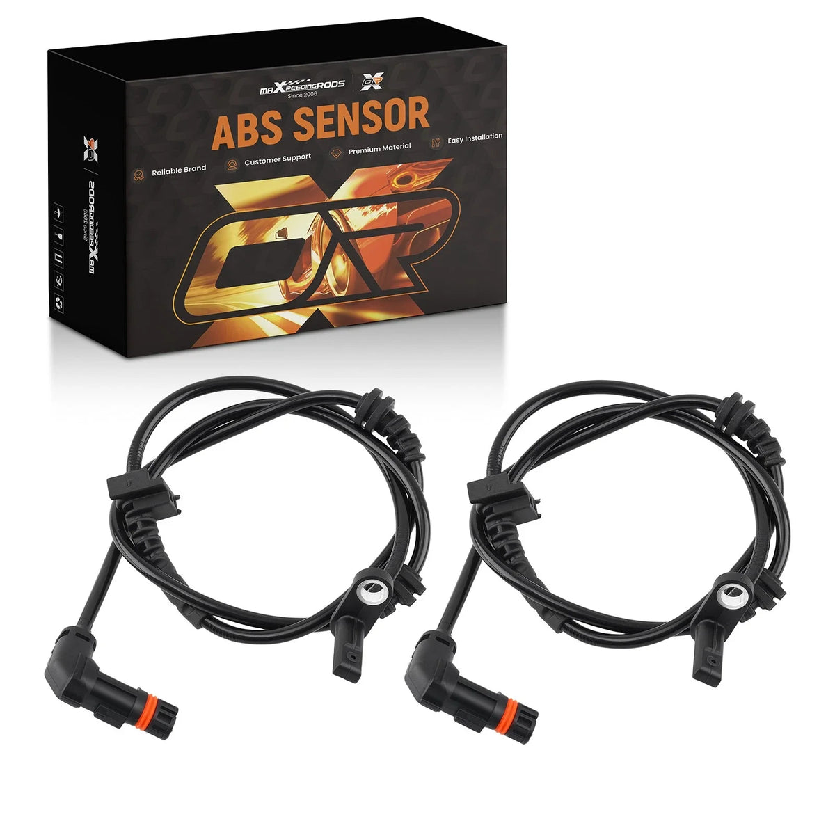 2Pcs ABS Wheel Speed Sensor for Mercedes-Benz S-Class CL-Class (2007–2014)