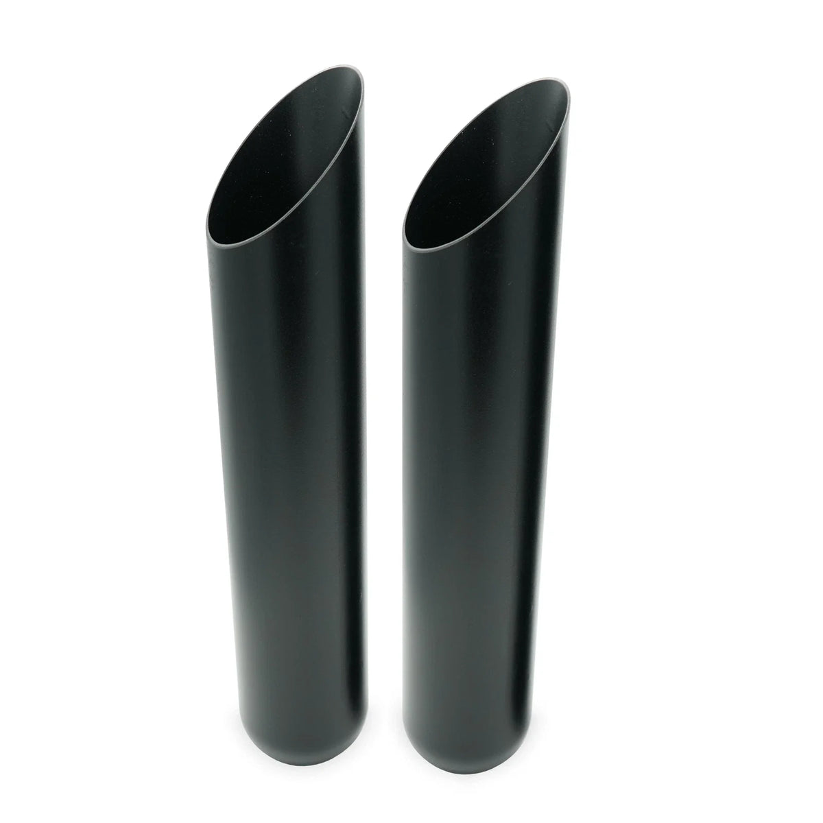 2.5" Dual Exhaust Kit - 2 Chamber, Black Tips for GMC Jimmy 2000-2004