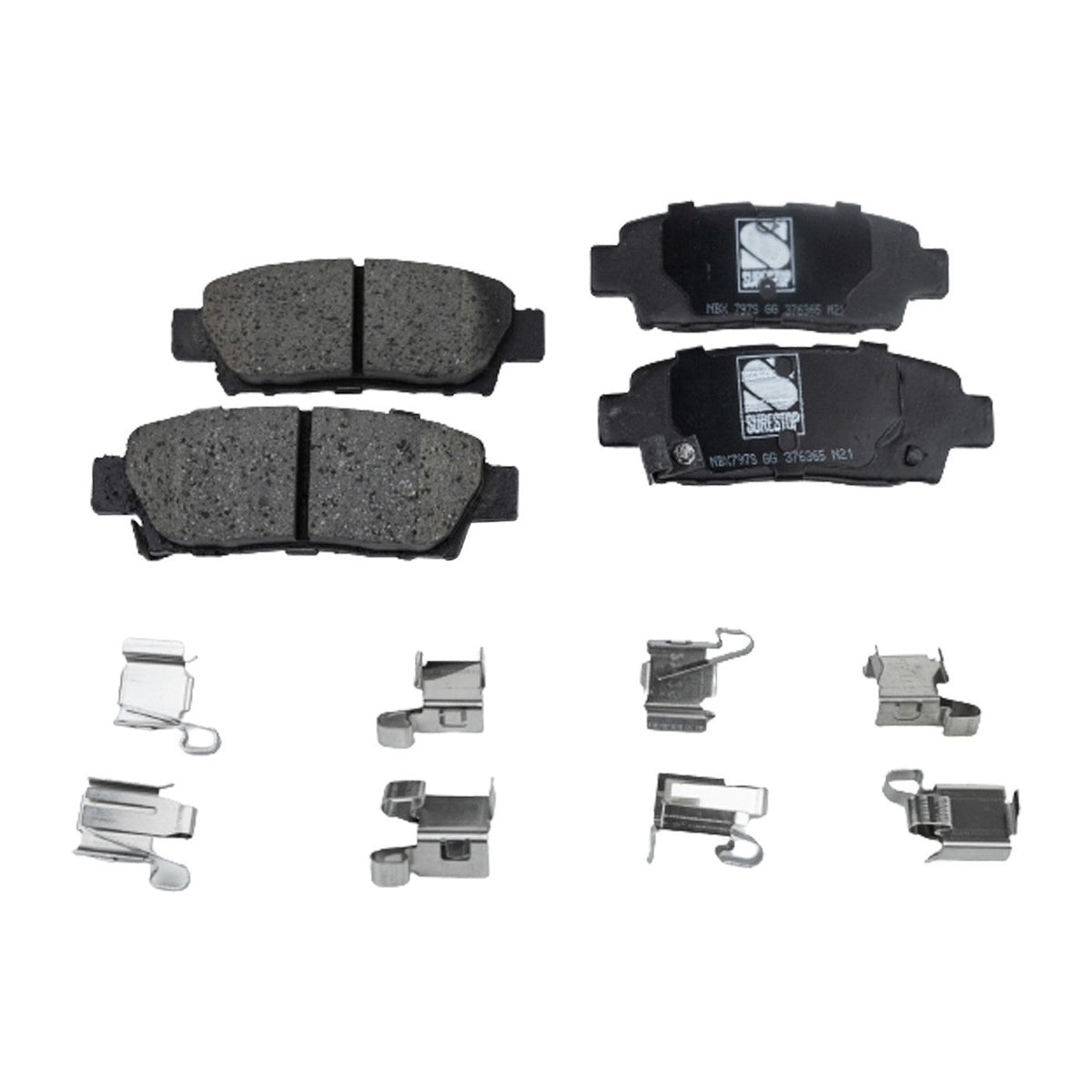 Rear Brake Pads and Disc Rotors Set for 1998-1999 Toyota Avalon