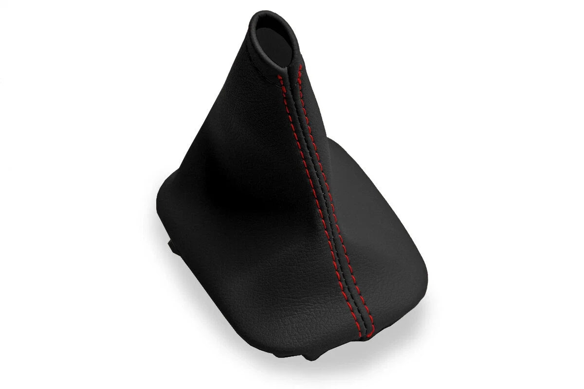 Leather Manual Shift Boot Cover for BMW E28 (1982–1988) Red Stitch