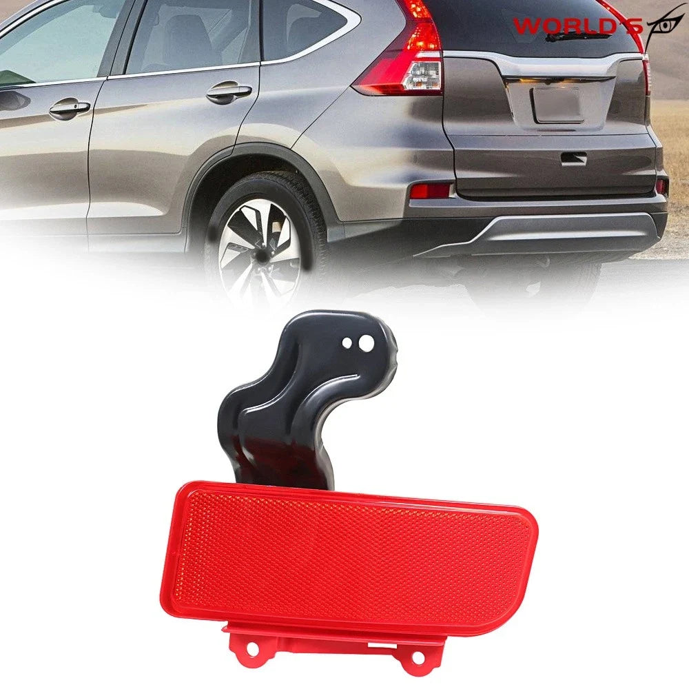 Left Side Rear Reflector Bumper Light for Honda CR-V (2015–2016) Black Housing