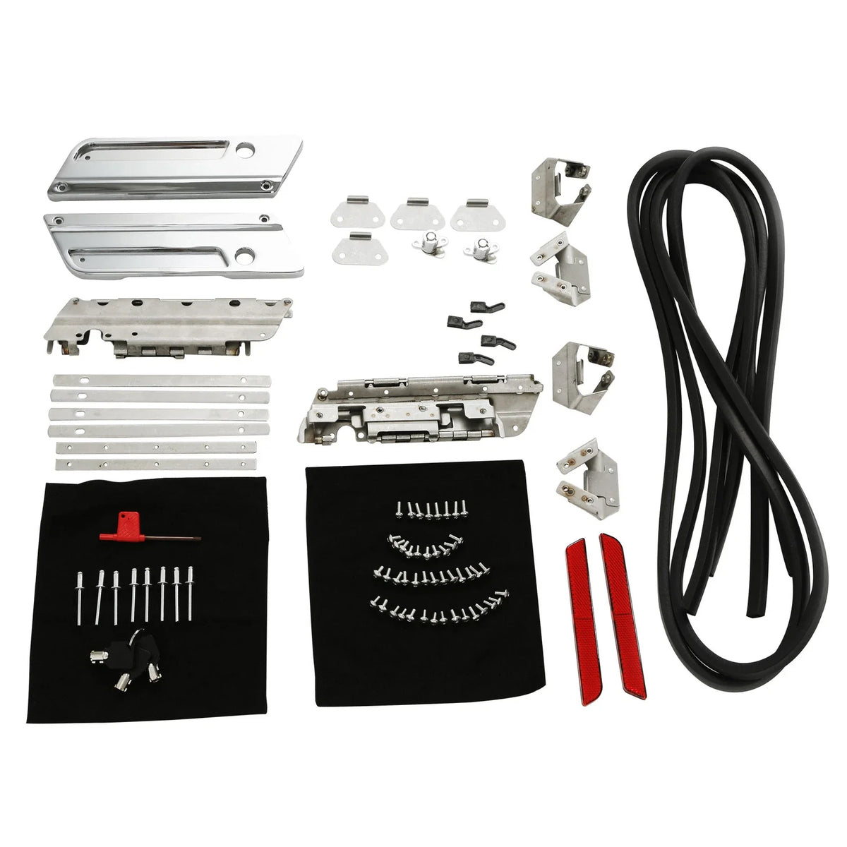 Saddlebag Hardware Lock Hinge Kit for Harley Road Glide 1993-2013