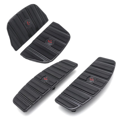 Footboard Skull Set for Harley Softail Touring (1987–2015)