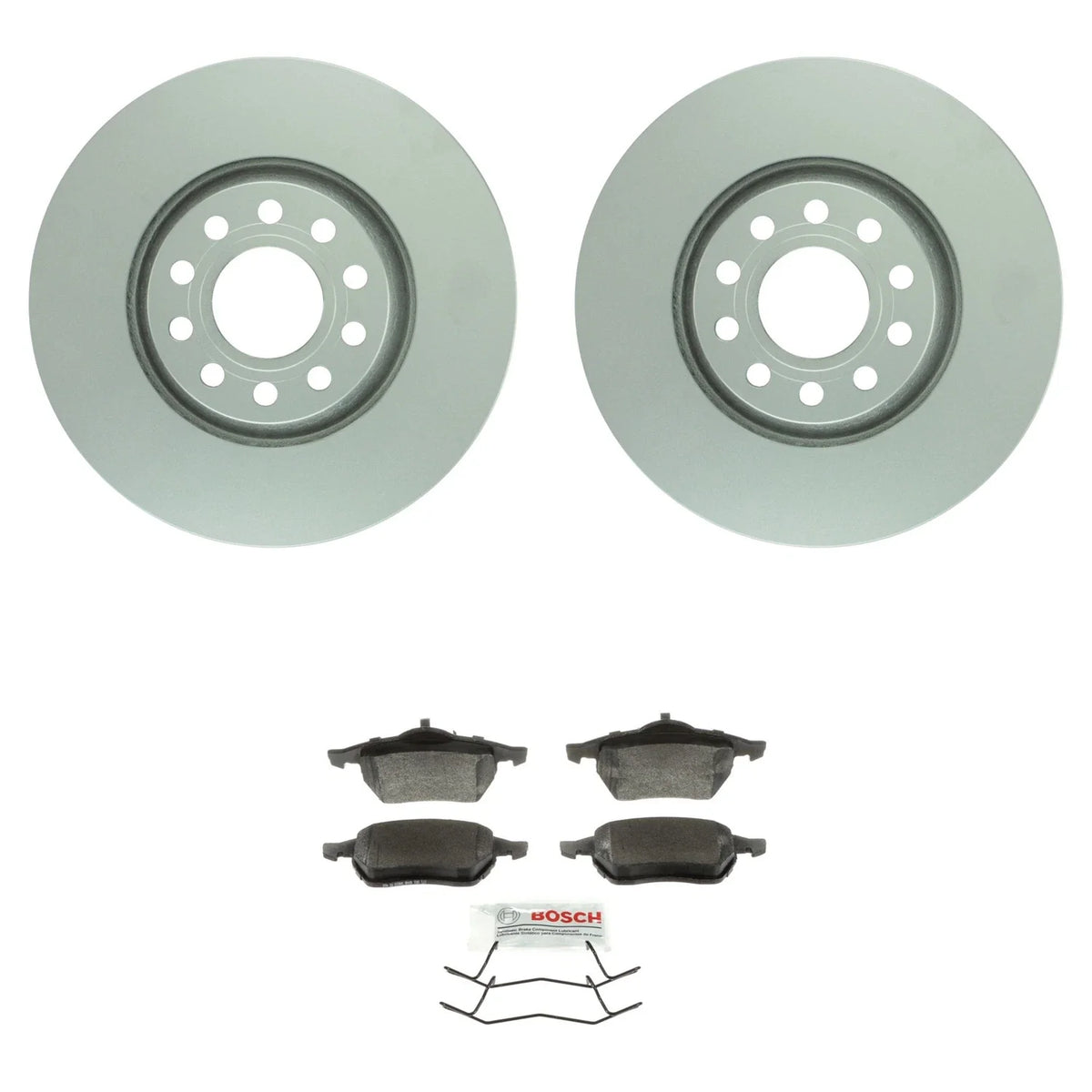 Bosch Quietcast Disc Brake Pad Kit & Rotors for Audi A8 Quattro