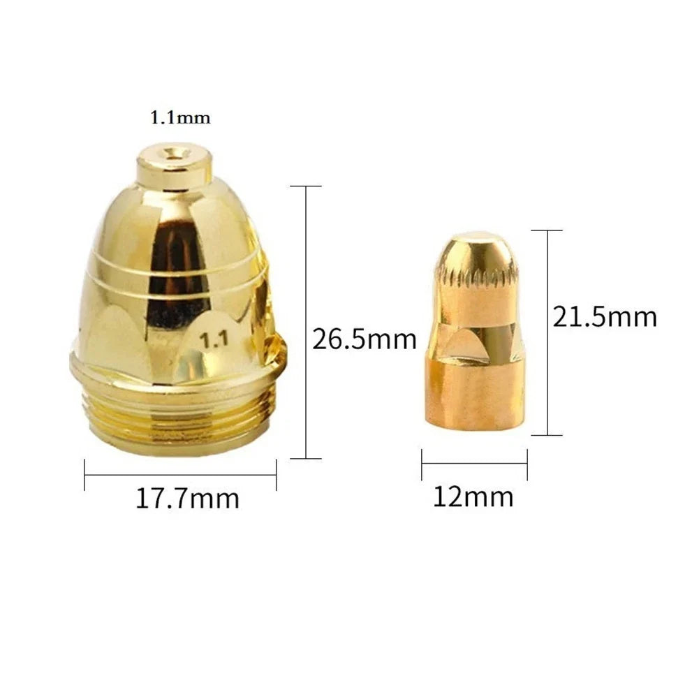 Electrode and Nozzle for P80 CNC Plasma Cutting Equipment (Compatible)