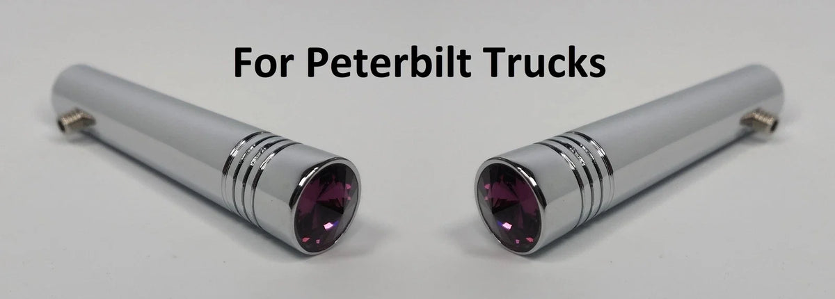 Purple Toggle Switch Extensions 2-1/4 Inch Chrome for Peterbilt (—)
