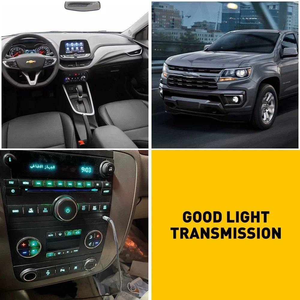 Navigation Radio Button Repair Decal for Sierra 2007-2014