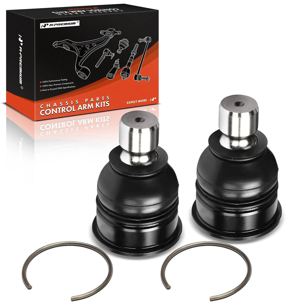 2X Front Lower Suspension Ball Joints for Nissan Versa Kicks (2014–2022)