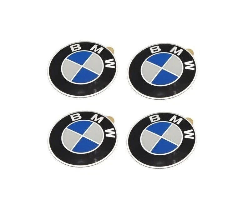 Set of 4 Wheel Emblems 58mm for BMW E30 E34 E36 E39