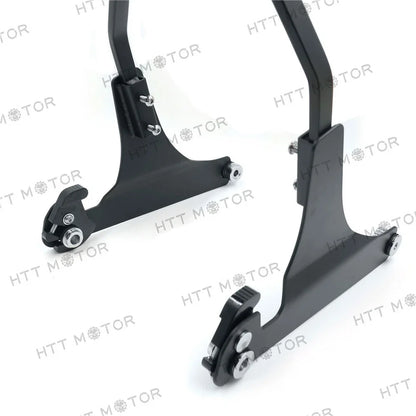 Matte Black Sissy Bar with Detachable Backrest for FLSTC/FLSTS 2000-2023