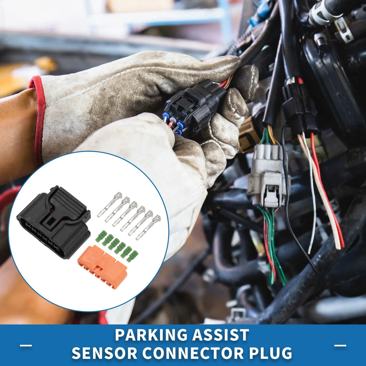 Set of 1 Parking Assist Sensor Connector Plug for Renault 
