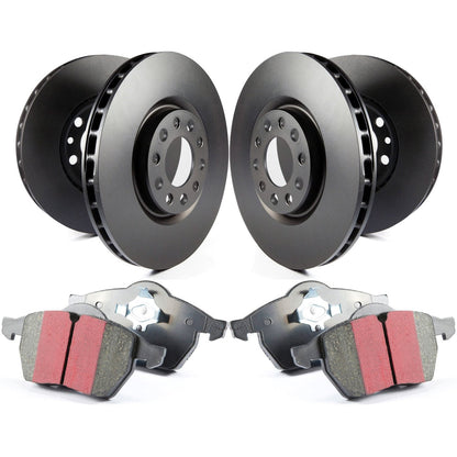 4-Piece Brake Pad and Disc Kit for VW Golf Jetta