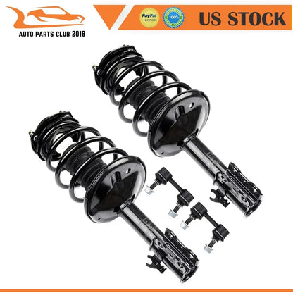 Front Strut Assemblies with Sway Bar Link Kit for 1995-1996 Camry