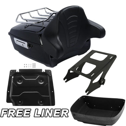 Base Plate & Trunk Pad Mount Rack for Harley Electra Glide Touring 2014-2025