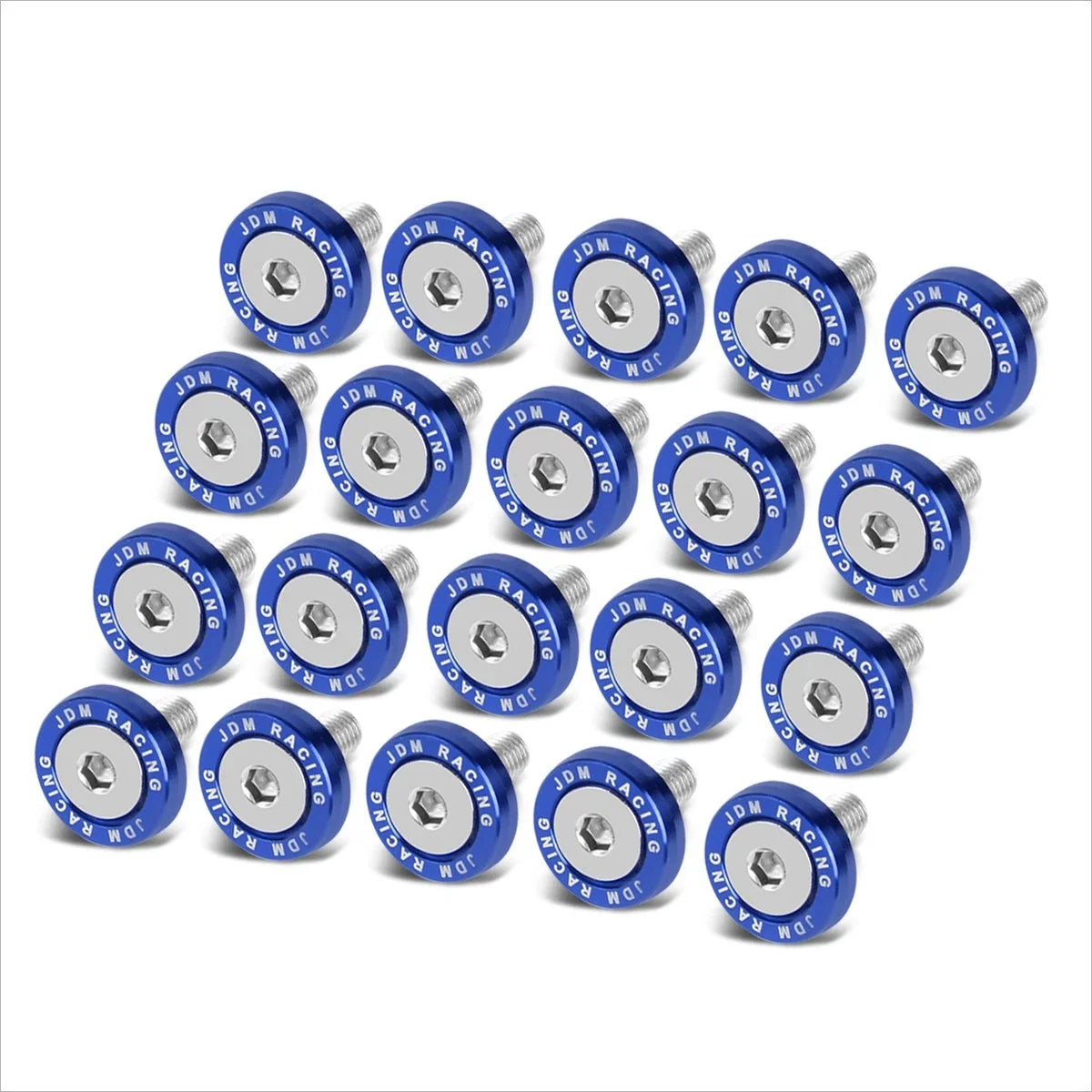 20Pcs Aluminum M6 X 1.0 Fender Washers for Universal Fit (M6)