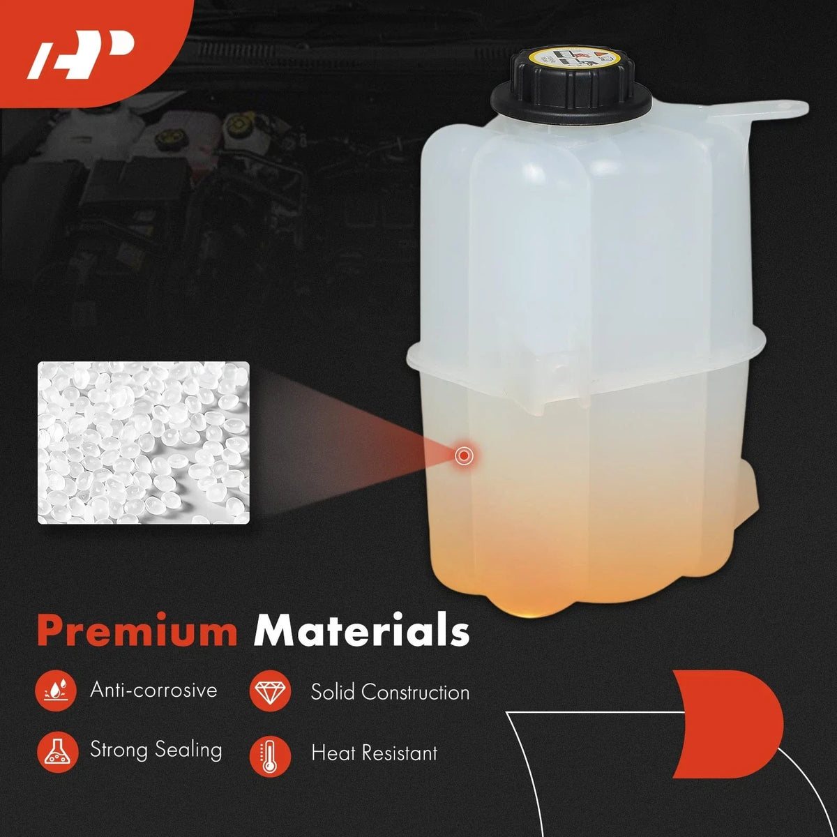 Reservoir Tank with Cap for Coolant - Nissan Armada 2005 to 2015